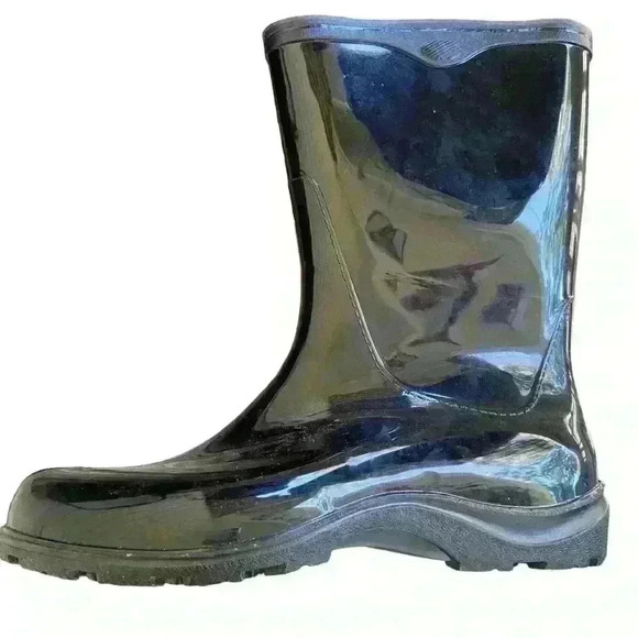 Sloggers Waterproof Women’s Rain Boots Size 9 Mid-Calf Mud & Muck Boots Black - Picture 3 of 11